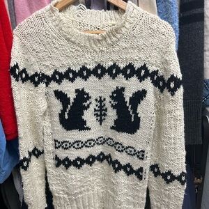 Acne Studio and Black Squirrel Sweater